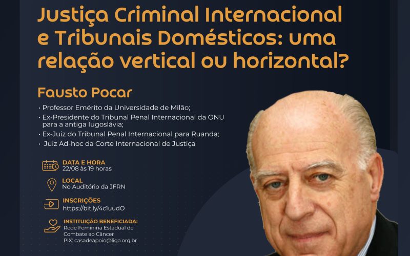 Quinta Jurídica terá edição comemorativa dos 20 anos e contará com palestrante internacional
