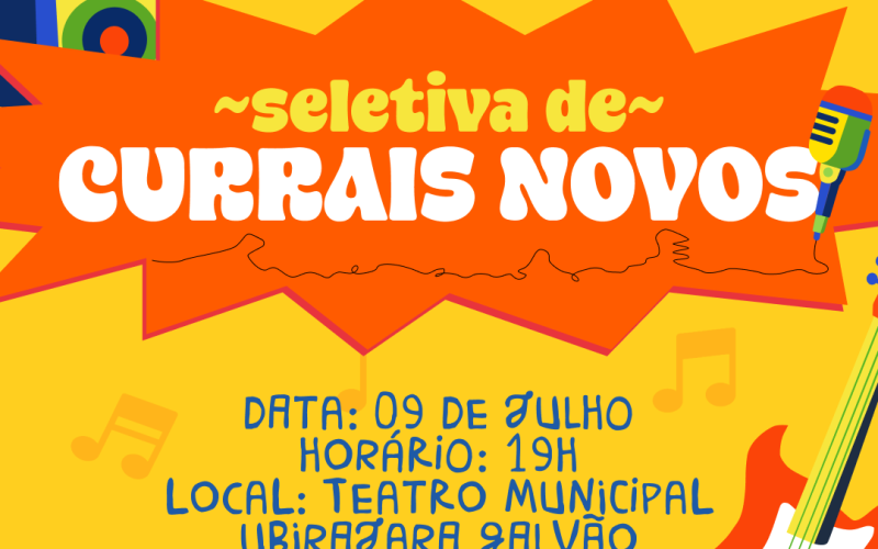 Currais Novos recebe a segunda seletiva do FMPB 2026