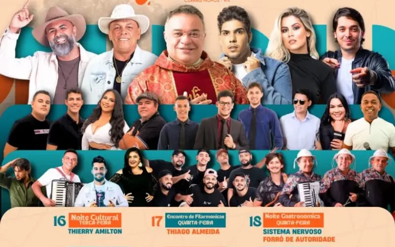 Festa de Sant’ana em Currais Novos já começou e segue até o dia 21 de julho