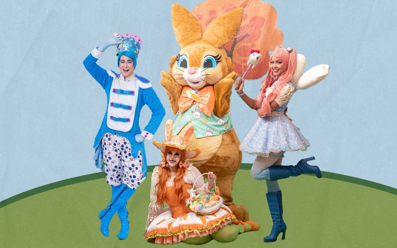 Teatro infantil de Páscoa encanta famílias neste sábado (23) no Natal Shopping