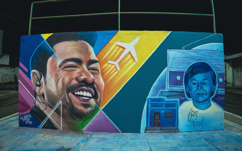 Apodi: Xand Avião é homenageado com mural artístico na cidade onde cresceu
