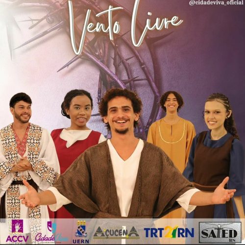 Grupo ACCV promoverá espetáculo musical ‘Vento Livre’ no dia 10 de agosto em Assú