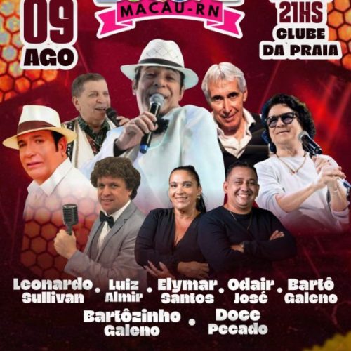 25ª edição do Mega Brega acontece em agosto, na cidade de Macau; Confira as atrações