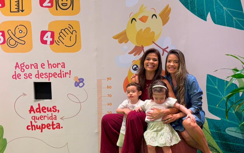 “Tchau, Chupeta”: espaço transforma marco da infância em doação de fraldas para ONGs