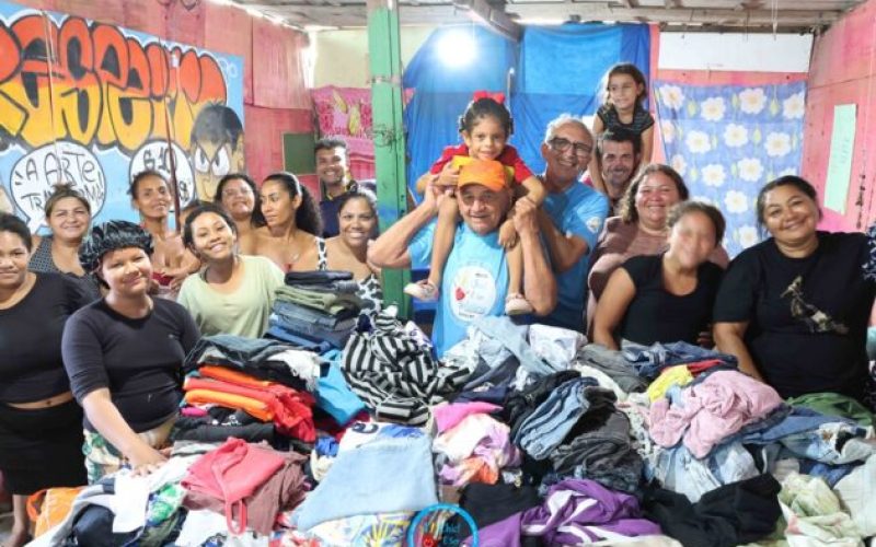 Varal Solidário leva acolhimento e dignidade à comunidade do Parque dos Coqueiros