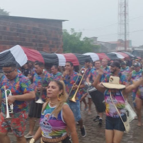 Bloco Minha Cobra surpreende e agita bairro da Redinha com cobra gigante no carnaval