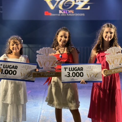 Serra do Mel conhece os vencedores do 1º concurso “A Mais Bela Voz Kids”