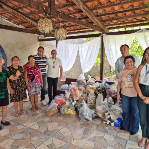 Ipem-RN doa mais de 300 kg de alimentos e produtos de higiene ao Lar da Vovozinha