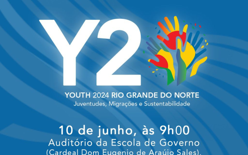 Encontro Estadual do Y20 acontece no mês de junho em Natal; Confira a programação