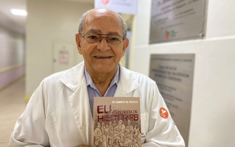 Médico Ivo Barreto celebra 80 anos com livro contando histórias da cidade de Martins