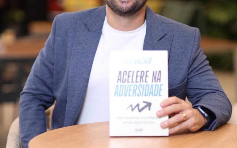 Jean Valério lança best seller “Acelere na Adversidade” em João Pessoa no dia 12 de abril