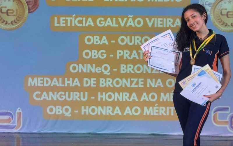 Aluna de Natal/RN é aprovada na USP pelas vagas olímpicas