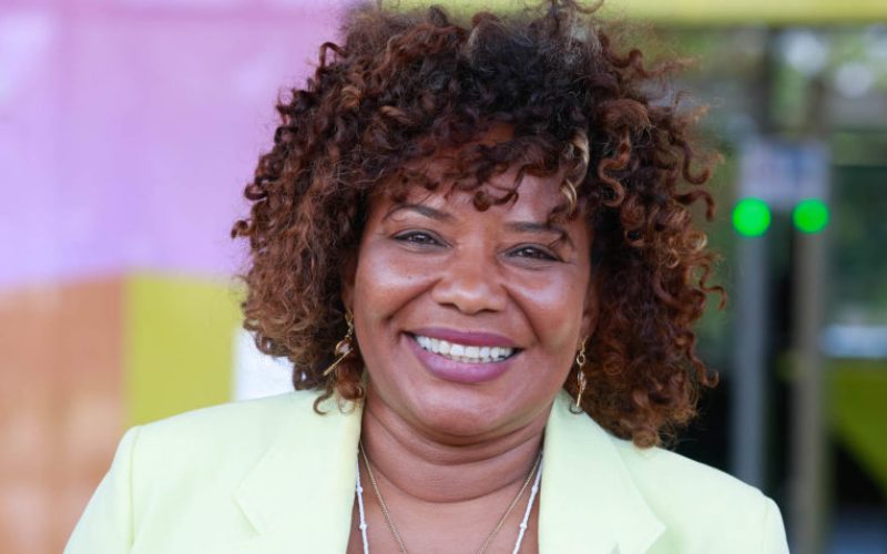 Cantora e compositora Margareth Menezes confirma o convite para ser ministra da Cultura do novo govenro eleito do Pres. Lula da SIlva, na sede do governo de transição, no CCBB | Sérgio Lima/Poder360 13dez2022