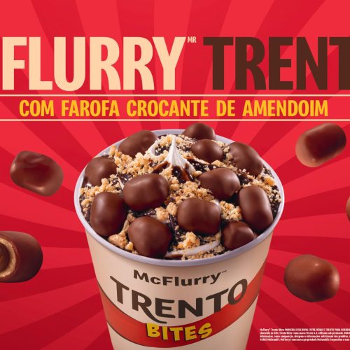 Collab inédita entre McDonald’s e Trento lança McFlurry Trento Bites em todo o Brasil