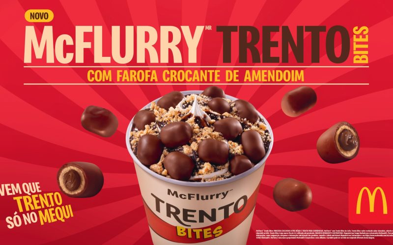 Collab inédita entre McDonald’s e Trento lança McFlurry Trento Bites em todo o Brasil