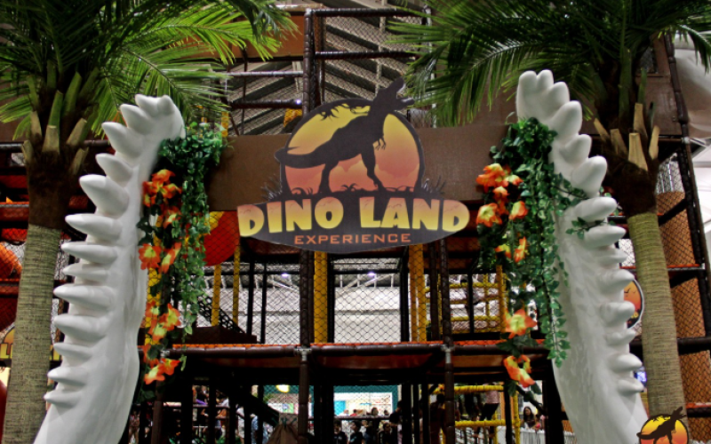 ‘Dino Land Experience’ promete mergulho no mundo dos dinossauros no Midway Mall