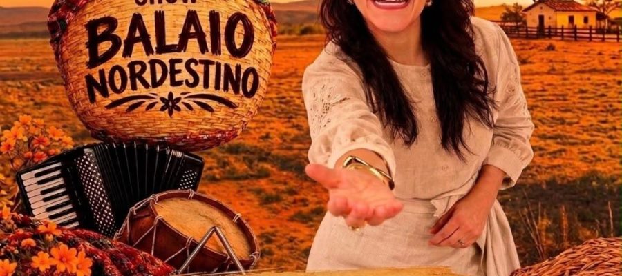Nara Costa exalta a música potiguar com o show “Balaio Nordestino”, no Teatro Alberto Maranhão