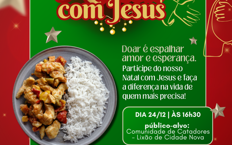 Armazém da Caridade realiza “Natal com Jesus” nesta quarta com catadores de Cidade Nova