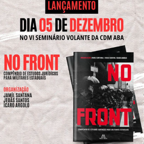 Advogado lança livro sobre reflexões jurídicas voltada para agentes da Segurança Pública