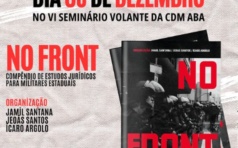 Advogado lança livro sobre reflexões jurídicas voltada para agentes da Segurança Pública