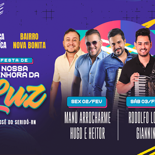 Confira as atrações da festa da padroeira de São José do Seridó 2024