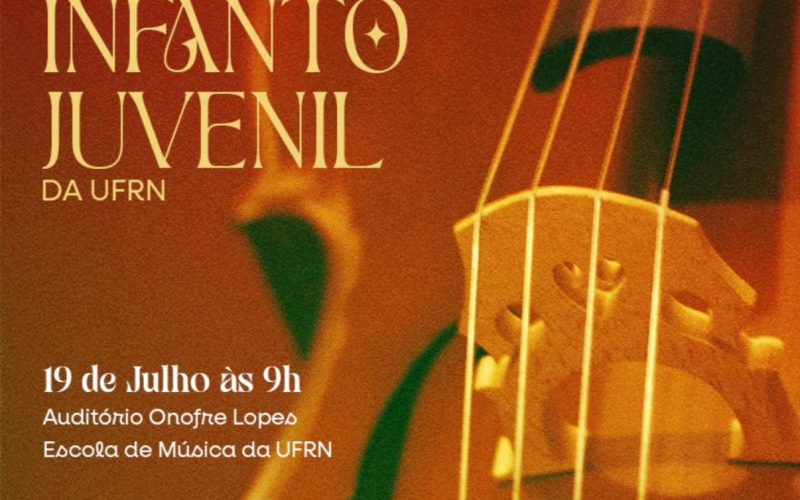 Escola de Música da UFRN promove apresentação de Orquestra Infantojuvenil