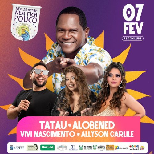 Com saída às 16h, Nem Se Acaba Nem Fica Pouco abre o Carnaval de Natal neste sábado