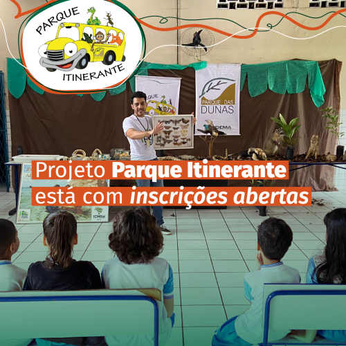 Parque Itinerante: Projeto do Idema/RN e do Atol das Rocas está com inscrições abertas