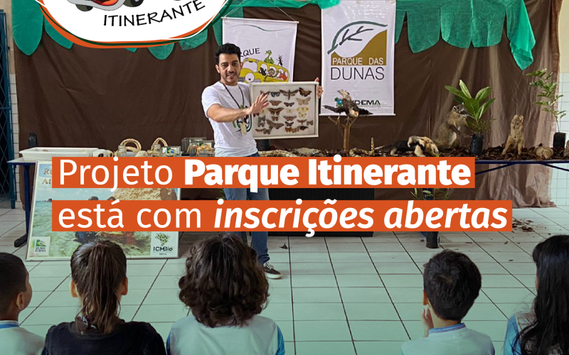 Parque Itinerante: Projeto do Idema/RN e do Atol das Rocas está com inscrições abertas