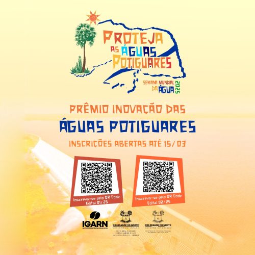 Prêmio Inovação das Águas Potiguares 2025: Inscrições Abertas