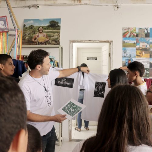 Xilo de Corda: projeto promove a arte da xilogravura em Escola Pública de Natal
