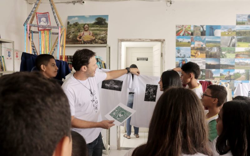 Xilo de Corda: projeto promove a arte da xilogravura em Escola Pública de Natal