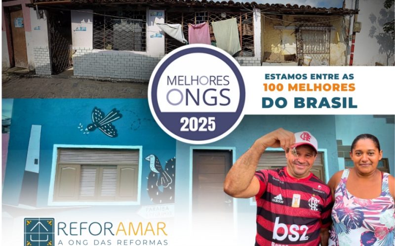 Reforamar é eleita uma das 100 melhores ONGs do país