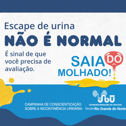 Incontinência urinária: Campanha “Saia do molhado” da SBU-RN alerta sobre tratamento