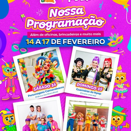 Viva Park Folia transforma o Carnaval em experiência especial para crianças em Natal
