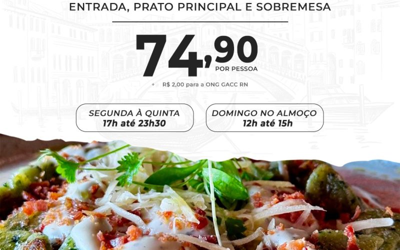 Páprika Natal participa da Restaurant Week com menu completo e opções no almoço e jantar