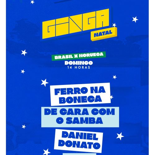 GINGA Natal transmite Brasil x Noruega pelas oitavas da Copa neste domingo