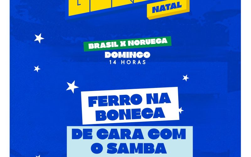 GINGA Natal transmite Brasil x Noruega pelas oitavas da Copa neste domingo