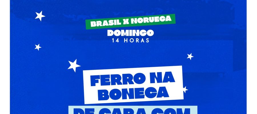 GINGA Natal transmite Brasil x Noruega pelas oitavas da Copa neste domingo