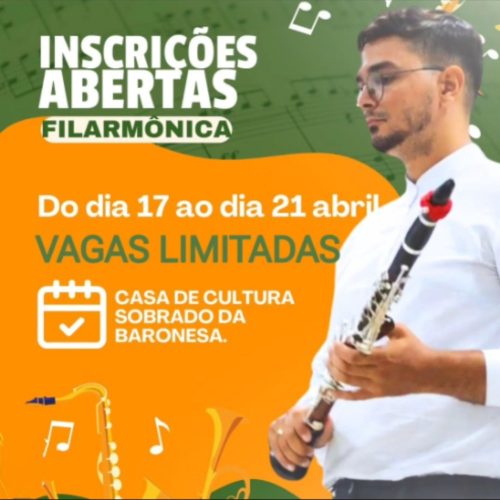 Assú: Orquestra Filarmônica Maestro Cristovam Dantas e Orquestra Jovem promovem inscrições