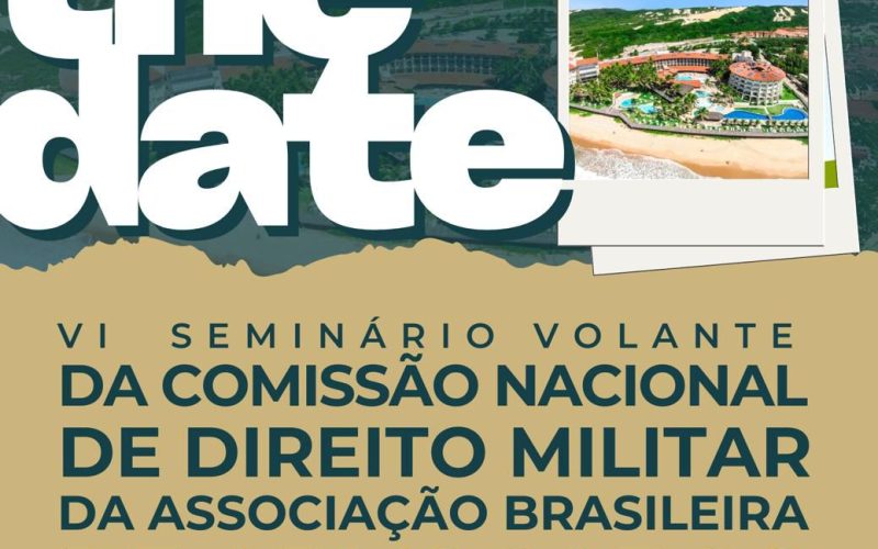 Natal recebe Seminário de Direito Militar a partir do dia 5 de dezembro