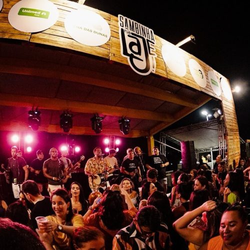 Hoje (11) tem Sambinha da Laje no Arena das dunas com nove atrações gratuitas