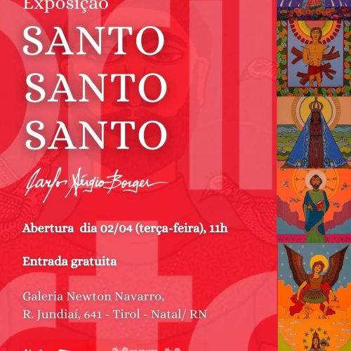 Arte sacra é tema de exposição na Galeria Newton Navarro nesta terça-feira (2)