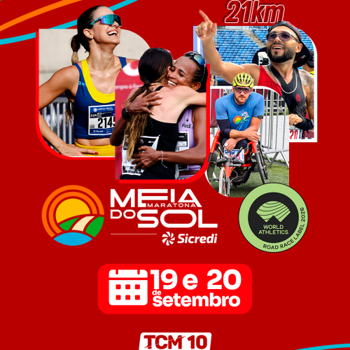 TCM transmite ao vivo Meia Maratona do Sol Sicredi 2026