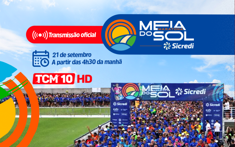 TCM transmite ao vivo Meia Maratona do Sol em Natal