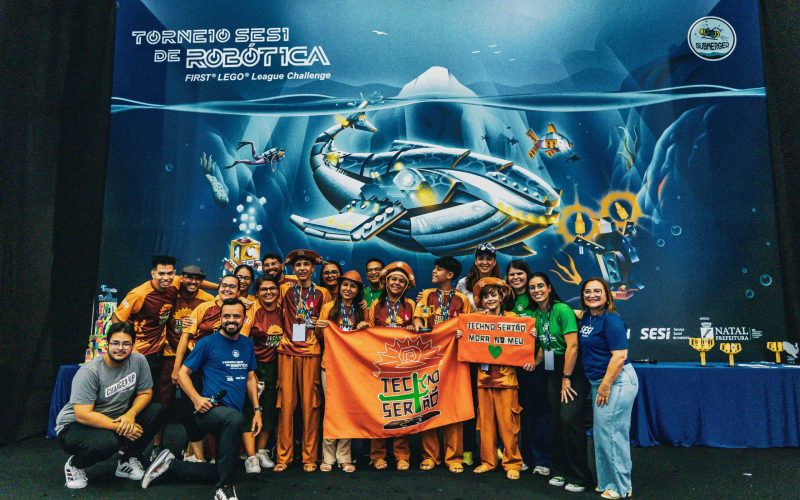 SESI/RN divulga campeões da Etapa Regional do Torneio de Robótica First Lego League Challenge