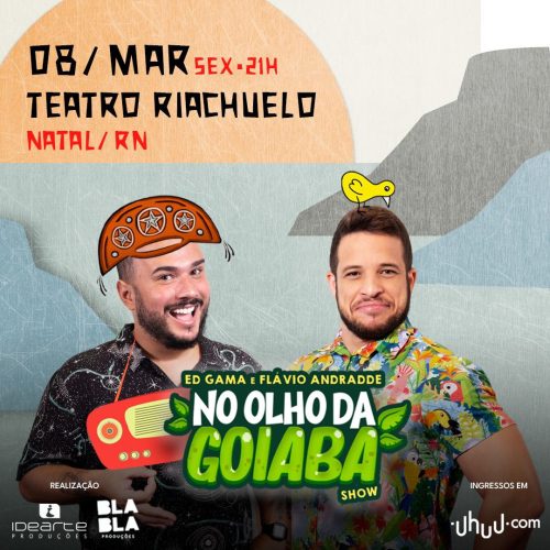 Em Março, Flávio Andrade e Ed Gama fazem show juntos no Teatro Riachuelo