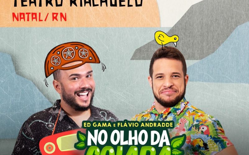 Em Março, Flávio Andrade e Ed Gama fazem show juntos no Teatro Riachuelo