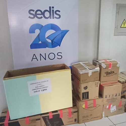 SEDIS/UFRN realiza campanha de doação de livros durante o mês de fevereiro