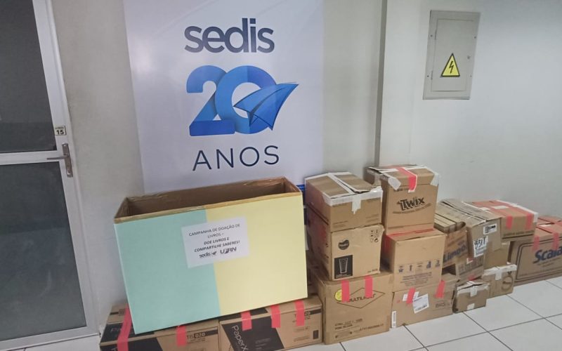 SEDIS/UFRN realiza campanha de doação de livros durante o mês de fevereiro